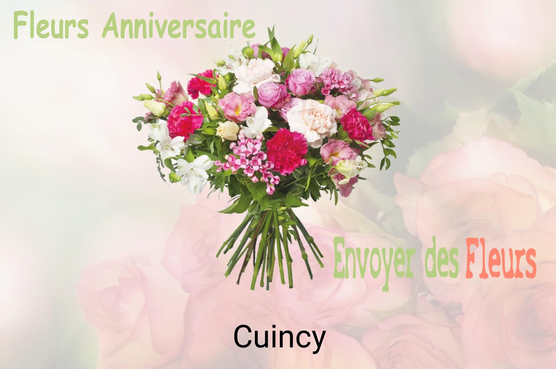 Bouquet de fleurs d’anniversaire livré à Cuincy