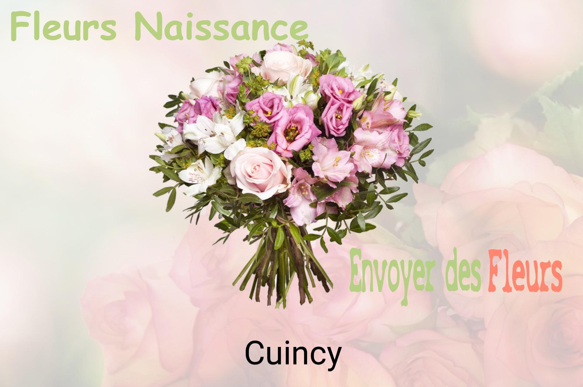 Bouquet de fleurs de naissance livré à Cuincy